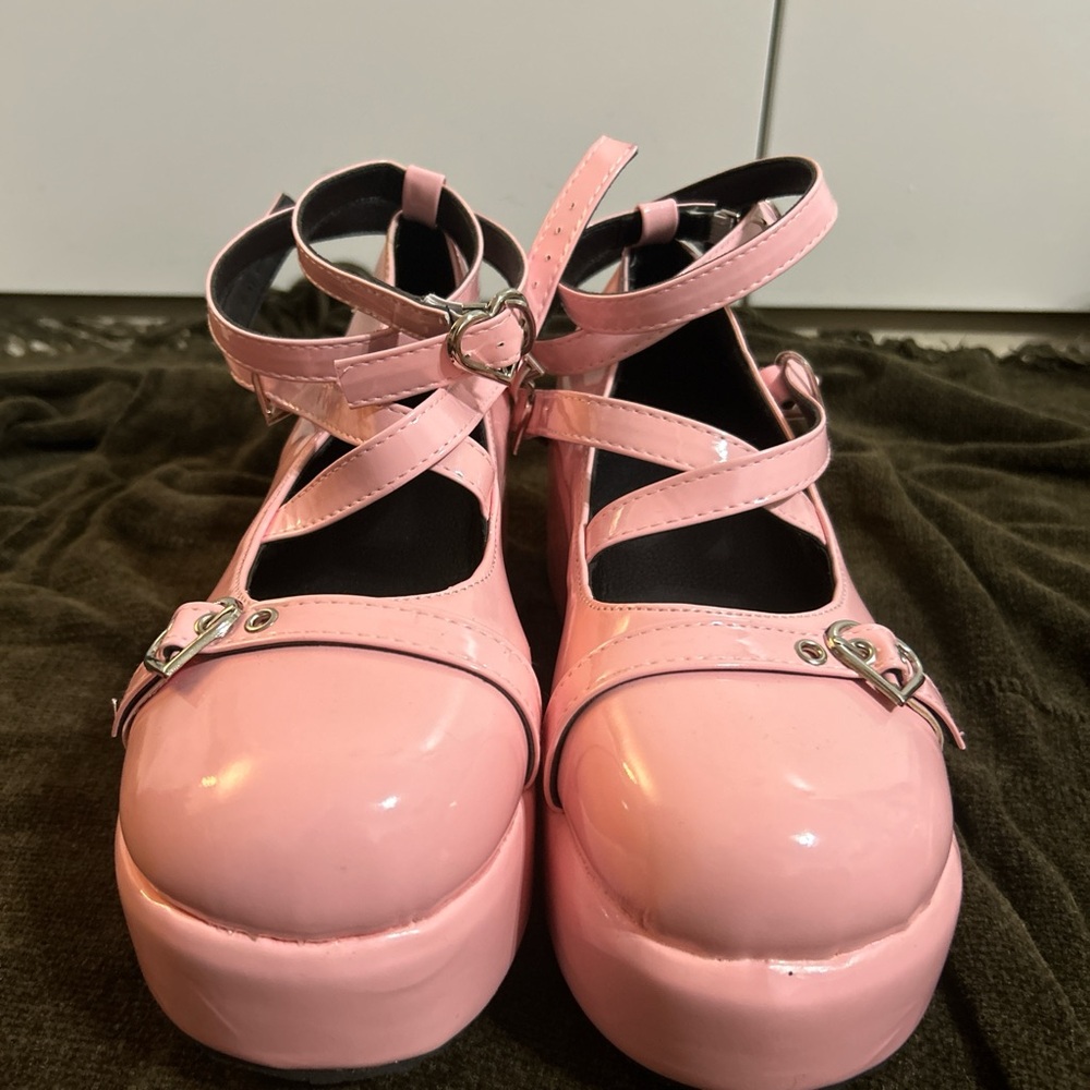 Pink Strappy Women's Shoes